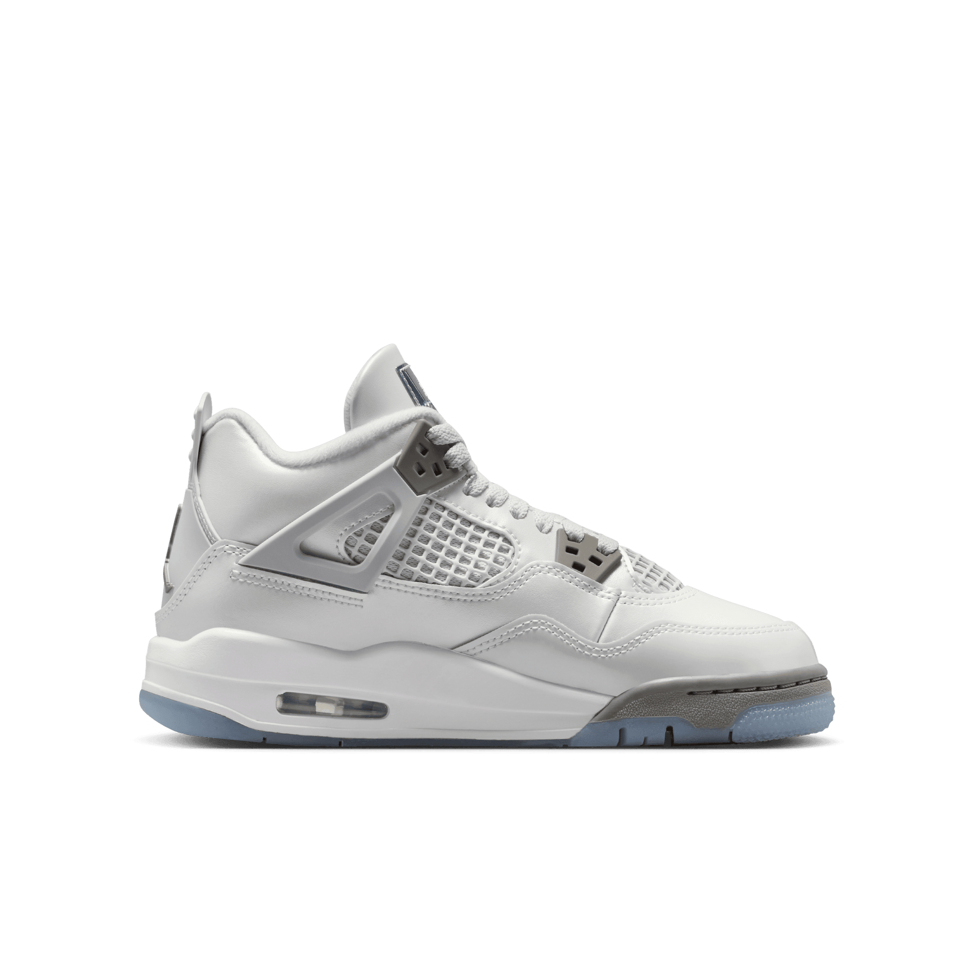 Big Kids' Air Jordan 4 Retro "Blue Chill"