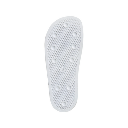 Women's Adidas Adilette Slides "White Florals"