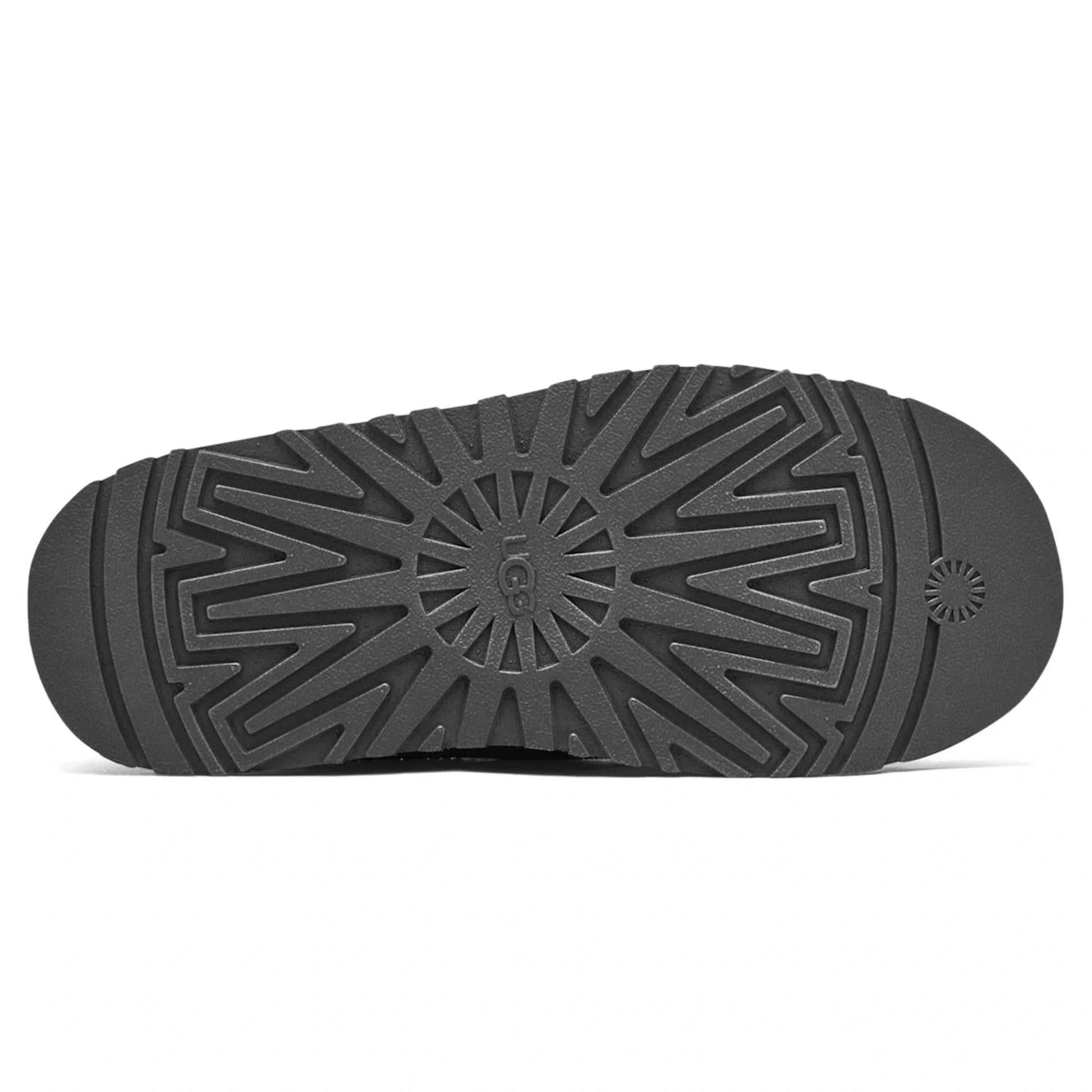 UGG Tazz Platform Black Slippers (W)